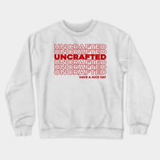 Uncrafted Takeout Red Crewneck Sweatshirt